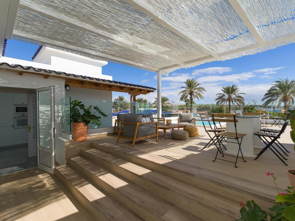 Pasitoblanco Porto Mare 45 Seaview Villa Private Heated Pool Pasito Blanco Exteriér fotografie