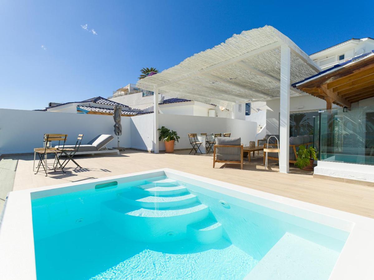 Pasitoblanco Porto Mare 45 Seaview Villa Private Heated Pool Pasito Blanco Exteriér fotografie